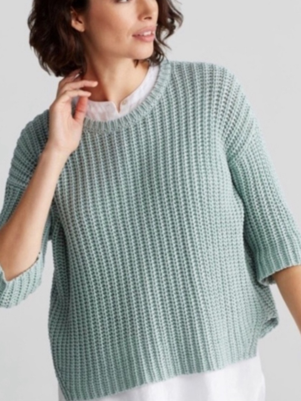 Eileen Fisher Sage Knit Sweater